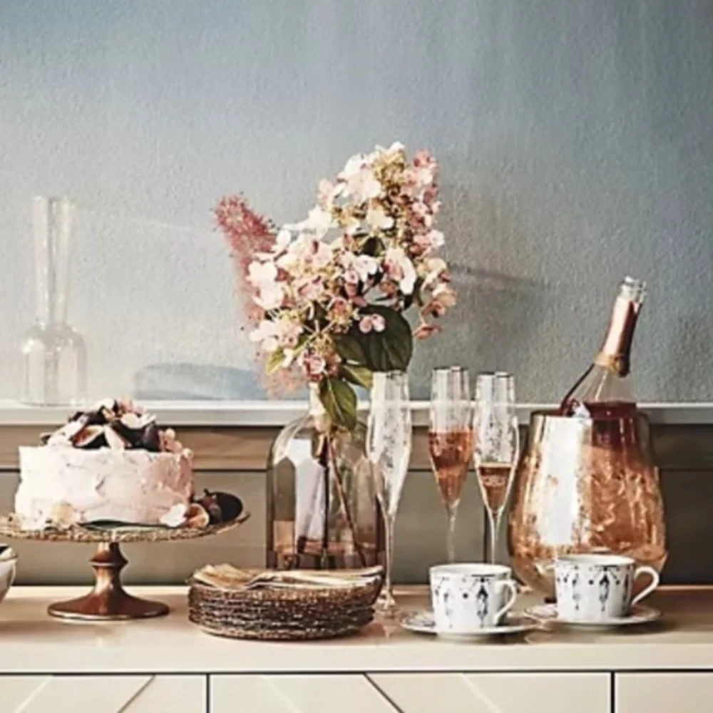 NWT Anthropologie  Gradient  Glass Vase